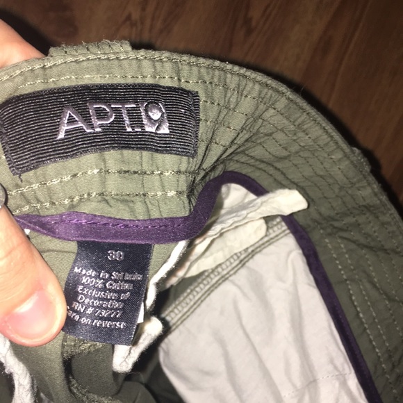 NWOT Apartment 9 Olive green cargo shorts - Picture 7 of 7